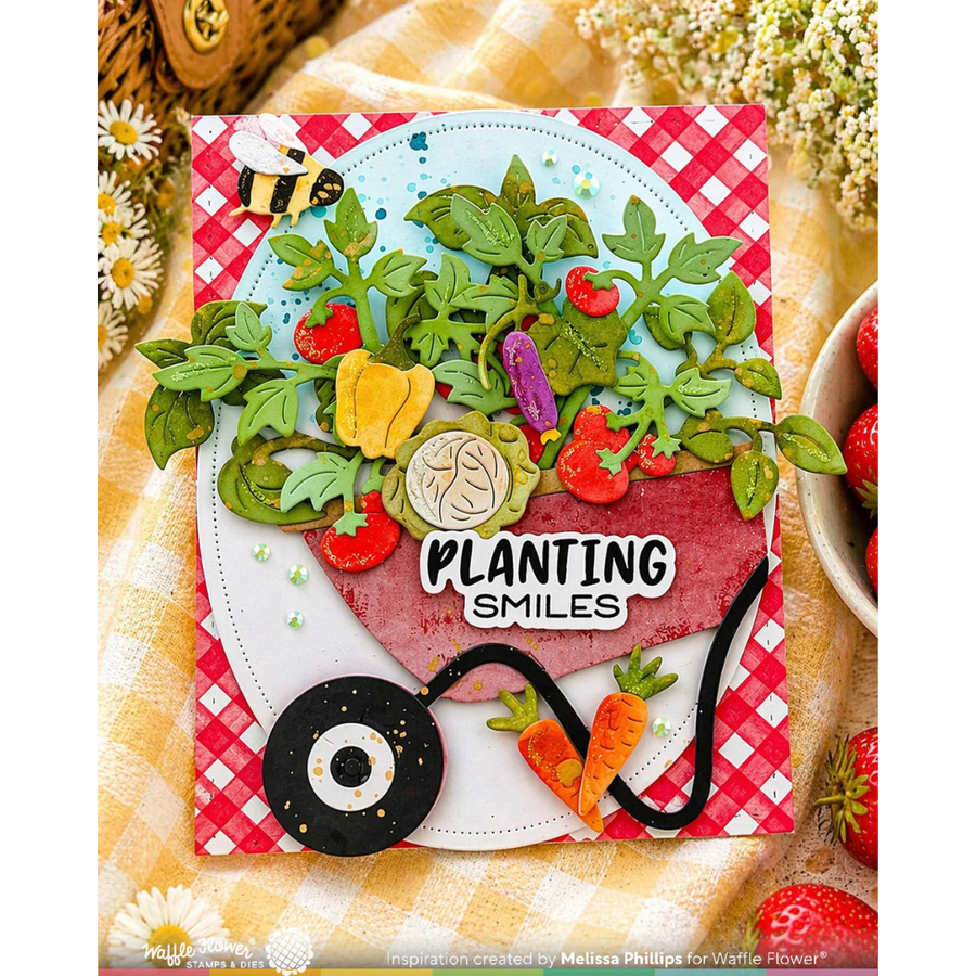 (PRE-ORDER) Waffle Flower - Garden Backdrop Die