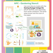 (PRE-ORDER) Waffle Flower - NPC Gardening Stencil