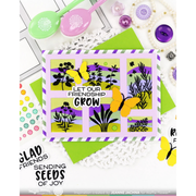 (PRE-ORDER) Waffle Flower - Postage Collage Herb Silhouettes Stamp Set