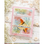 (PRE-ORDER) Waffle Flower - Postage Collage Herb Silhouettes Stamp Set