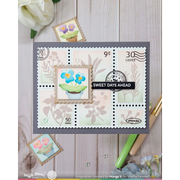 (PRE-ORDER) Waffle Flower - Postage Collage Herb Silhouettes Stamp Set