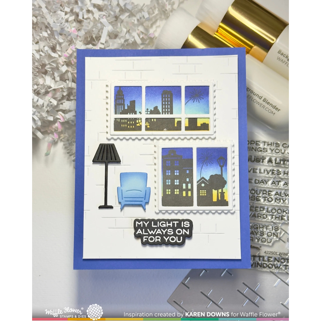 (PRE-ORDER) Waffle Flower - Window Sentiments Matching Die