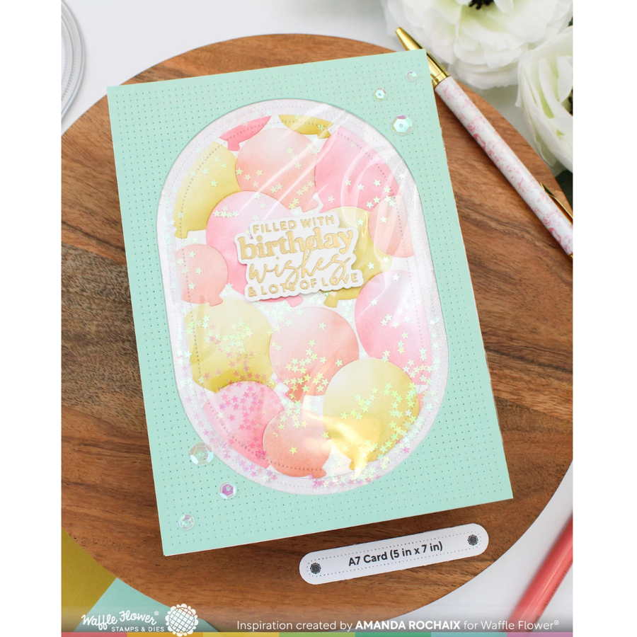 (PRE-ORDER) Waffle Flower - A7 Piercing Elongated Ovals Die