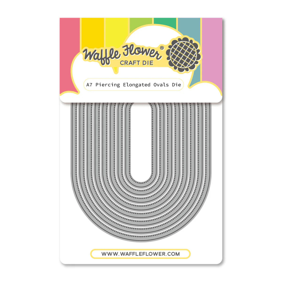 Waffle Flower - A7 Piercing Elongated Ovals Die