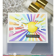 (PRE-ORDER) Waffle Flower - A2 Piercing Sunburst Texture Die