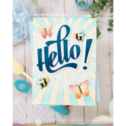 (PRE-ORDER) Waffle Flower - A6 Piercing Sunburst Texture Die