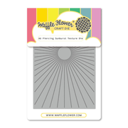 Waffle Flower - A6 Piercing Sunburst Texture Die