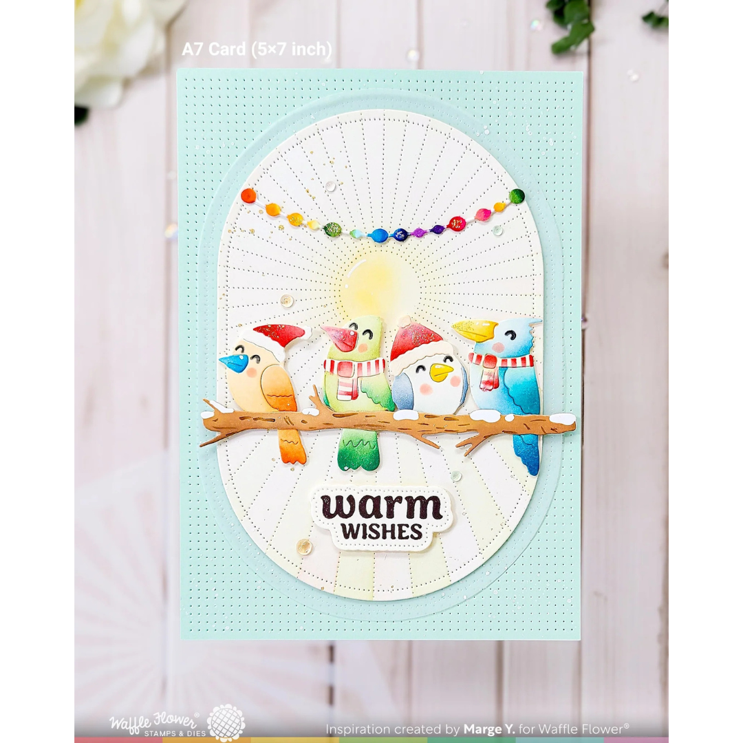 (PRE-ORDER) Waffle Flower - A7 Piercing Sunburst Texture Die