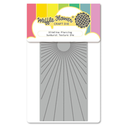 Waffle Flower - Slimline Piercing Sunburst Texture Die