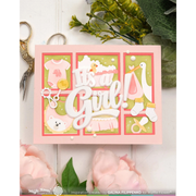 (PRE-ORDER) Waffle Flower - Postage Collage Baby Stencil
