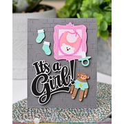 (PRE-ORDER) Waffle Flower - Postage Collage Baby Stencil