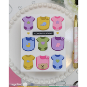 (PRE-ORDER) Waffle Flower - Postage Collage Baby Icons Die