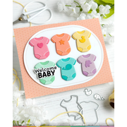 (PRE-ORDER) Waffle Flower - Baby Announcement Die
