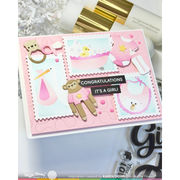 (PRE-ORDER) Waffle Flower - Baby Announcement Die