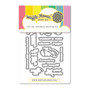 Waffle Flower - Your Day Sentiments Matching Die