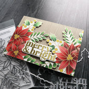 Concord & 9th (Kristina Werner) - Winter Greenery Background Stamp