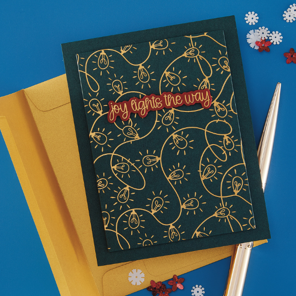 Spellbinders - BetterPress Society October 2025 (Twinkle Tidings Press Plate, Die Set & Stencil Bundle)