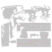 Tim Holtz - Reindeer Sleigh Thinlits Sizzix Dies