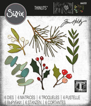 Tim Holtz - Festive Gatherings Thinlits Sizzix Dies