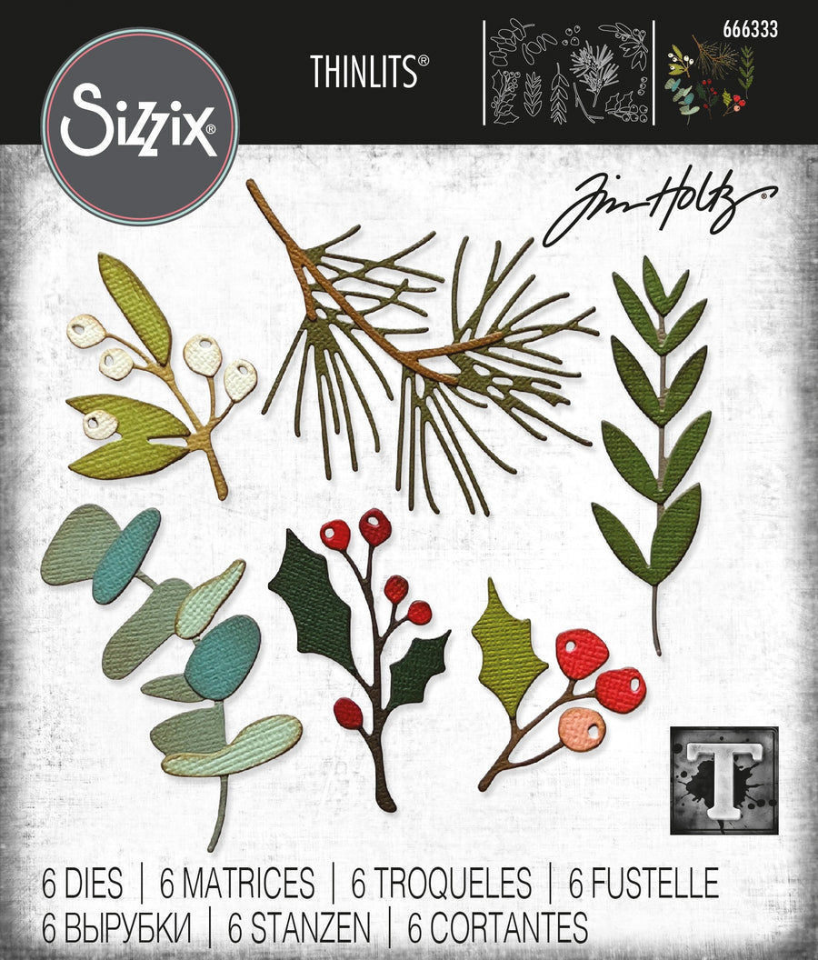 Tim Holtz - Festive Gatherings Thinlits Sizzix Dies