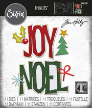 Tim Holtz - Big Tidings Thinlits Sizzix Dies
