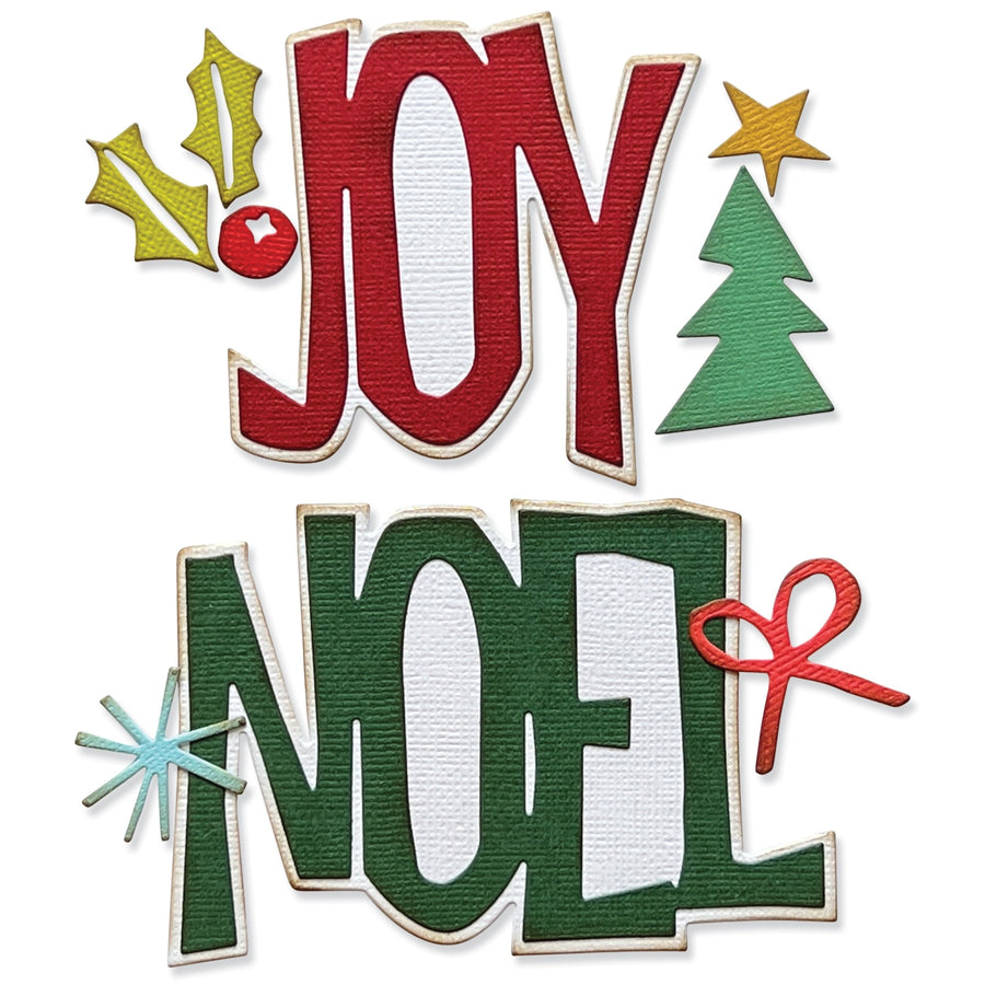 Tim Holtz - Big Tidings Thinlits Sizzix Dies