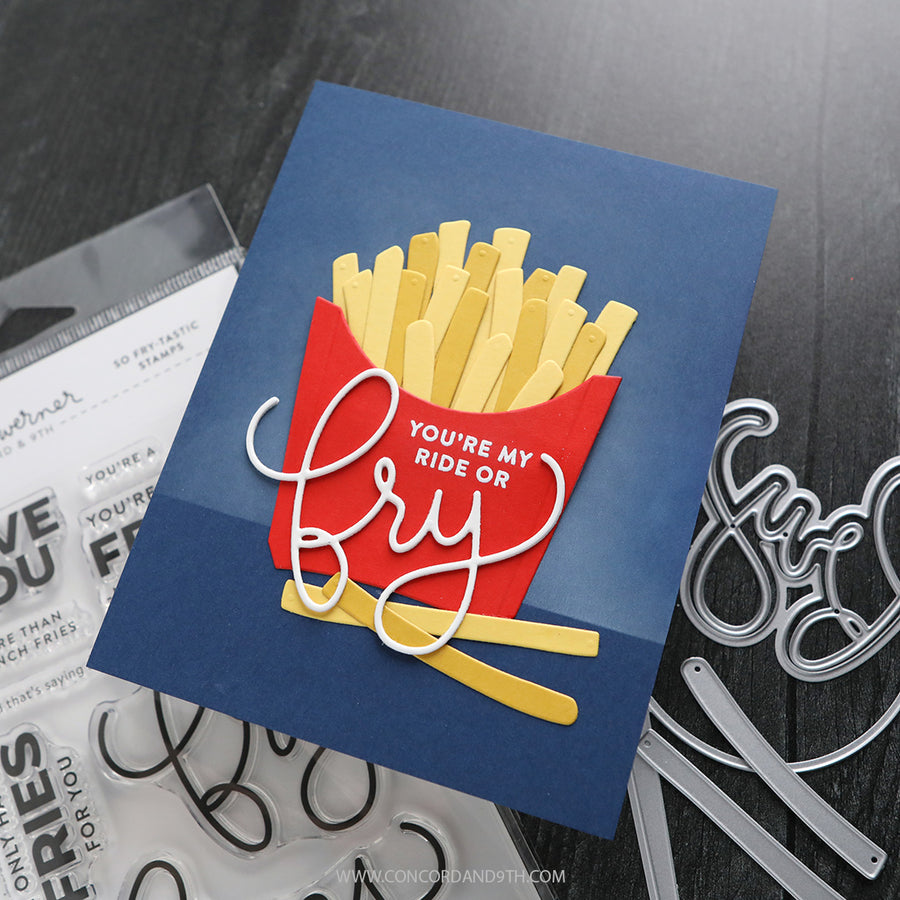 Concord & 9th (Kristina Werner) - So Fry-tastic Stamp Set