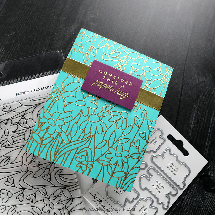 Concord & 9th (Kristina Werner) - Flower Field Stamp Set