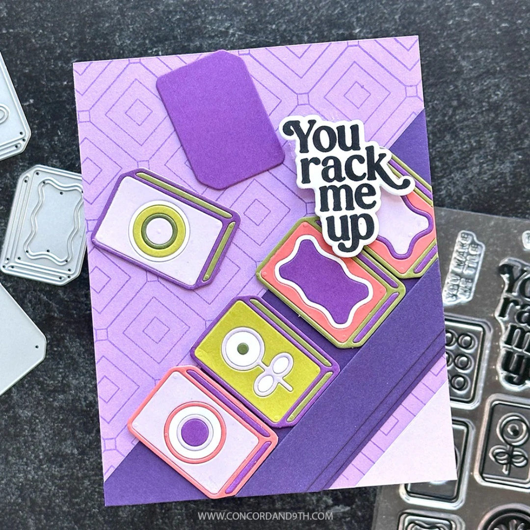 Concord & 9th (Kristina Werner) - You Make Me Tile Stamp Set