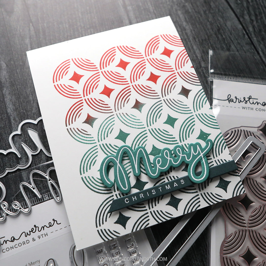 Concord & 9th (Kristina Werner) - Deco Star Easy Repeat Background Stamp