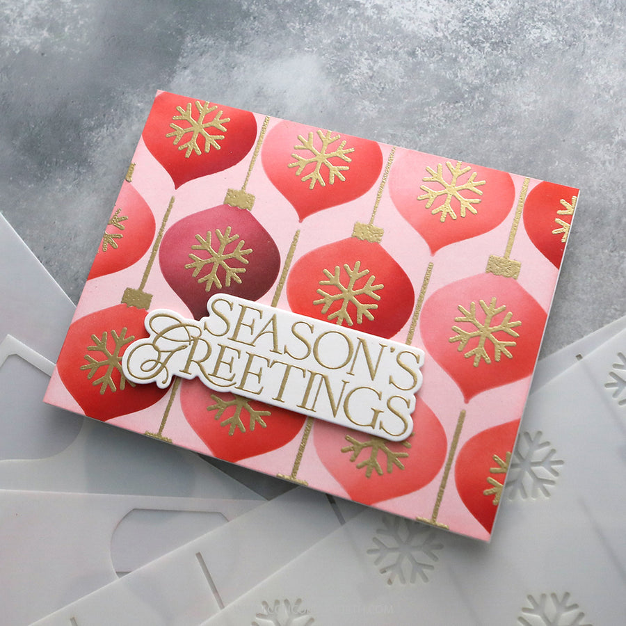 Concord & 9th (Kristina Werner) - Elegant Holiday Greetings Stamp & Die Bundle