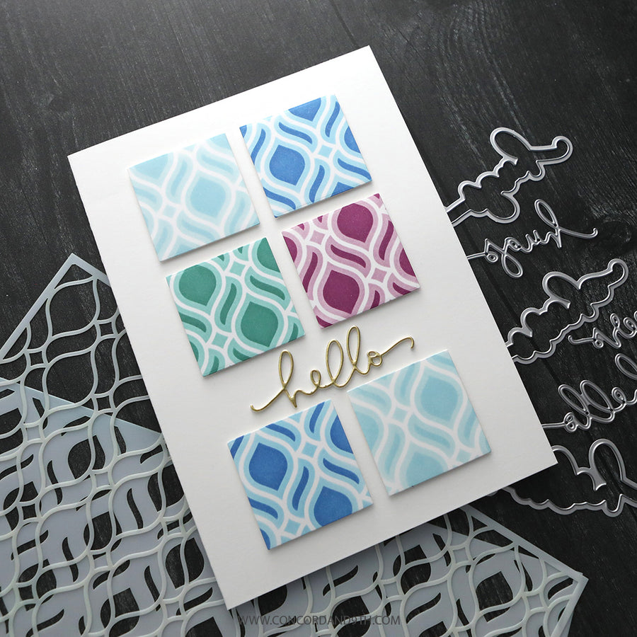 Concord & 9th (Kristina Werner) - Layered Lattice Stencil Pack