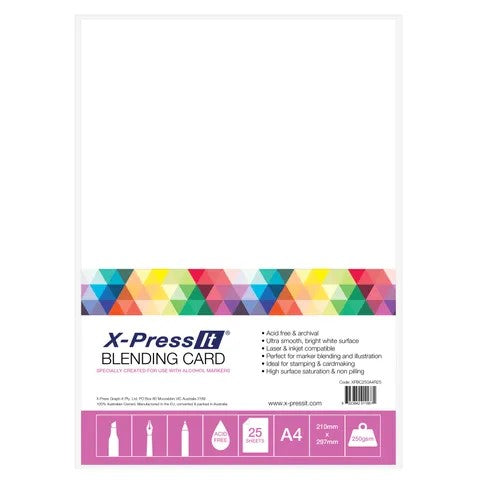 X-Press It - A4 Blending Card (25 pack)