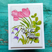 Pinkfresh Studio - Timeless Tulips Stencils