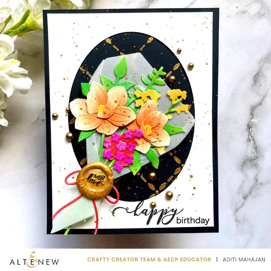 Altenew - Shimmer Relief Paste - Mayan Gold