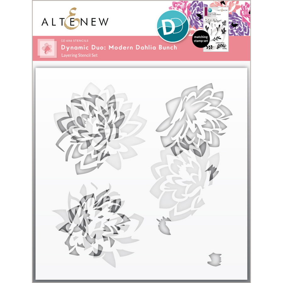 Altenew - Dynamic Duo: Modern Dahlia & Add-on Die Bundle