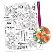 Altenew - Flutter & Bloom Stamp Set