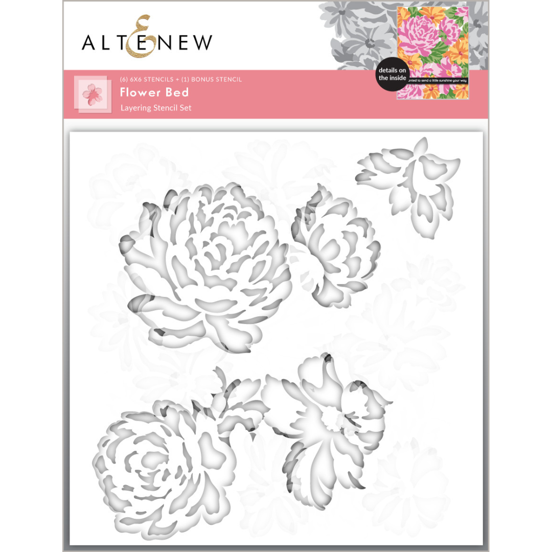 Altenew - Flower Bed Layering Stencil Set (6 in 1)