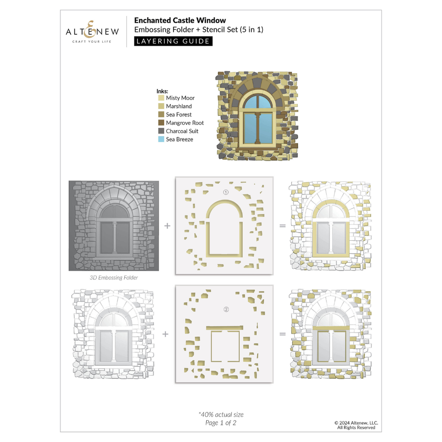 Altenew - Enchanted Castle Window