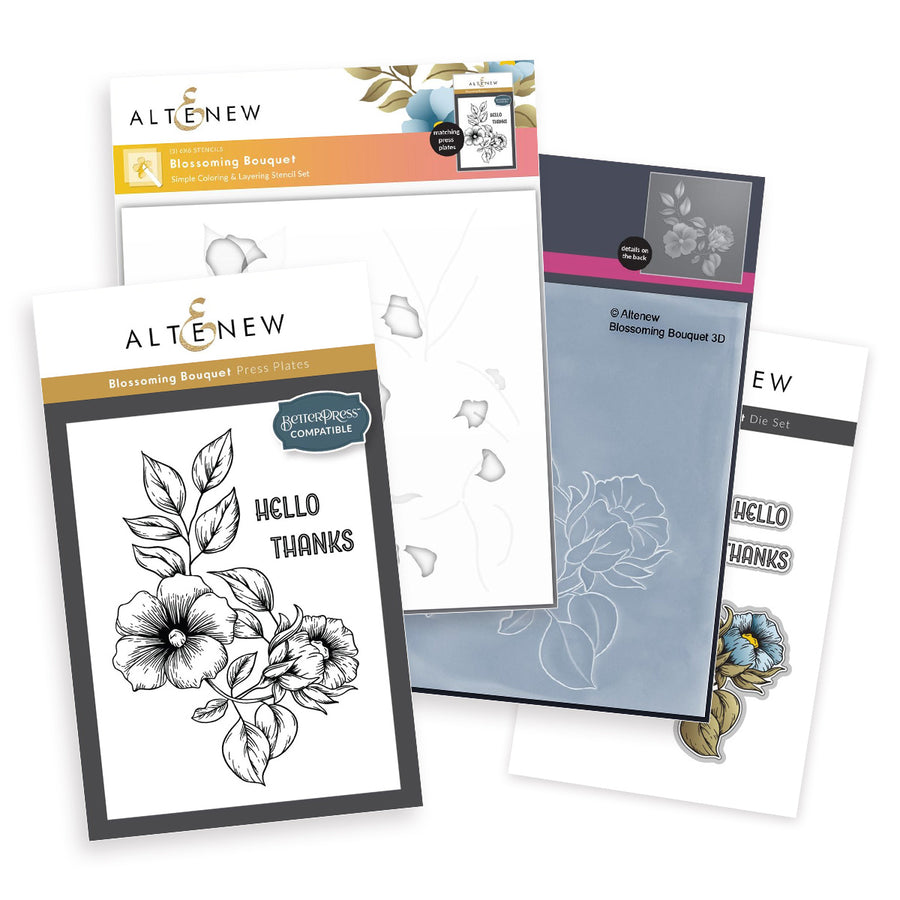 Altenew - Blossoming Bouquet Complete Bundle