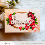 Altenew - Be Strong Word Die Set