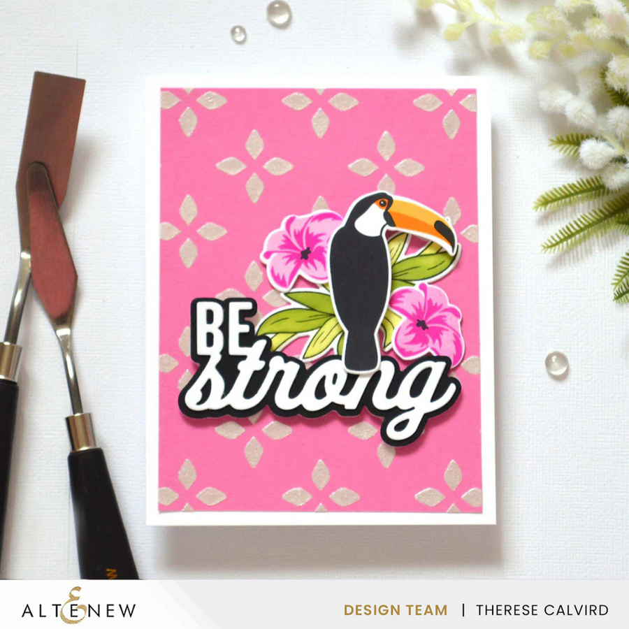 Altenew - Be Strong Word Die Set