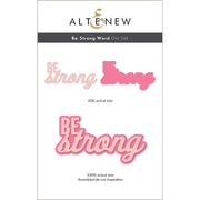 Altenew - Be Strong Word Die Set
