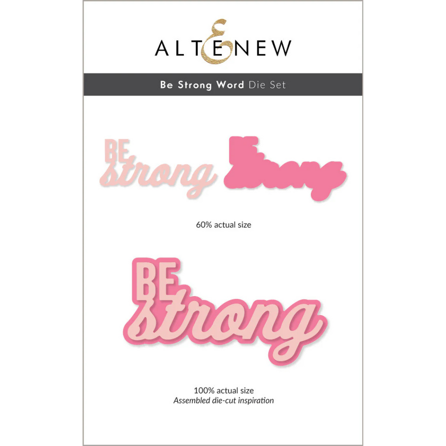 Altenew - Be Strong Word Die Set