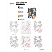Altenew - One-Go: Friendship Flowers Stamp Set