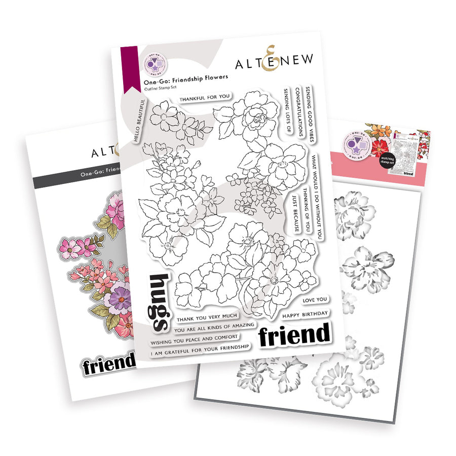 Altenew - One-Go: Friendship Flowers
