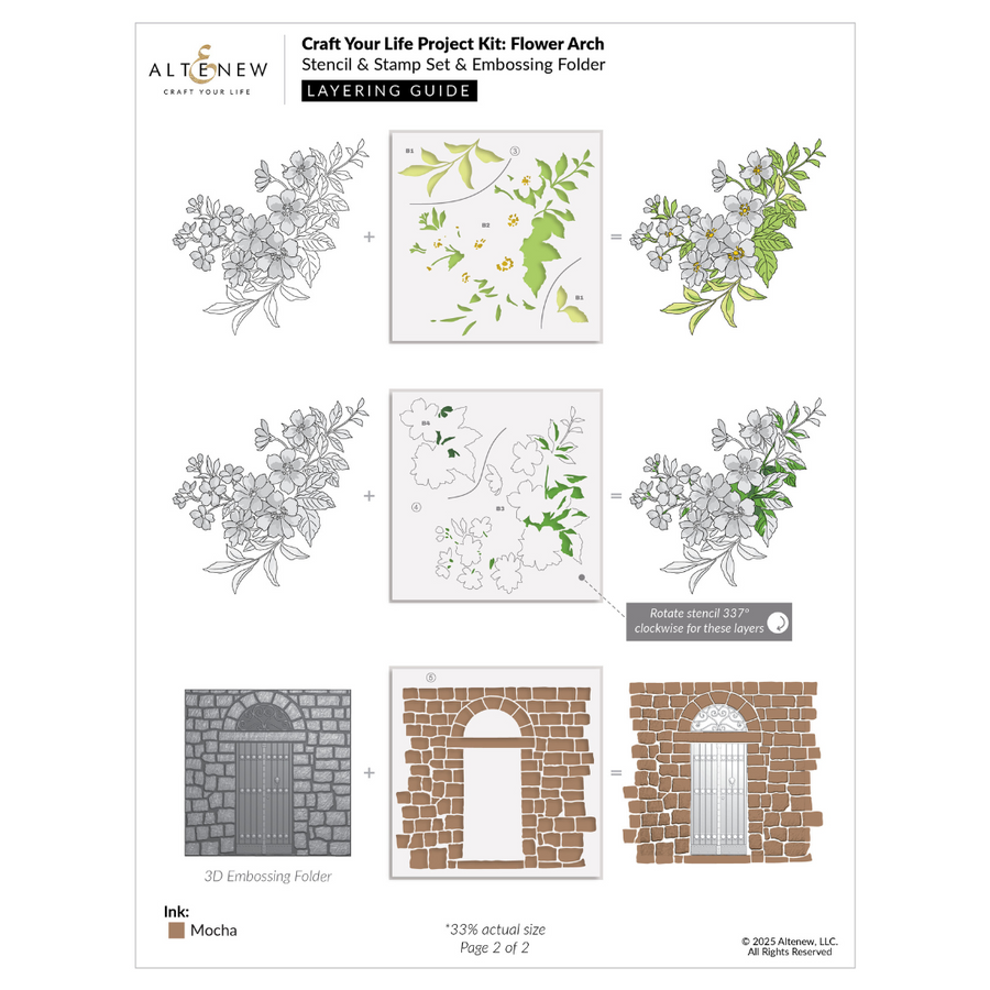 Altenew - Craft Your Life Project Kit: Flower Arch