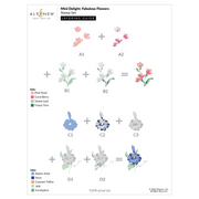 Altenew - Mini Delight: Fabulous Flowers Stamp & Die Set