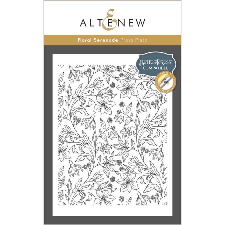 Altenew - Floral Serenade Press Plate