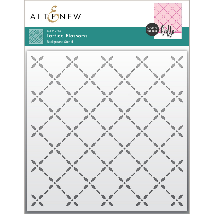 Altenew - Lattice Blossoms Stencil